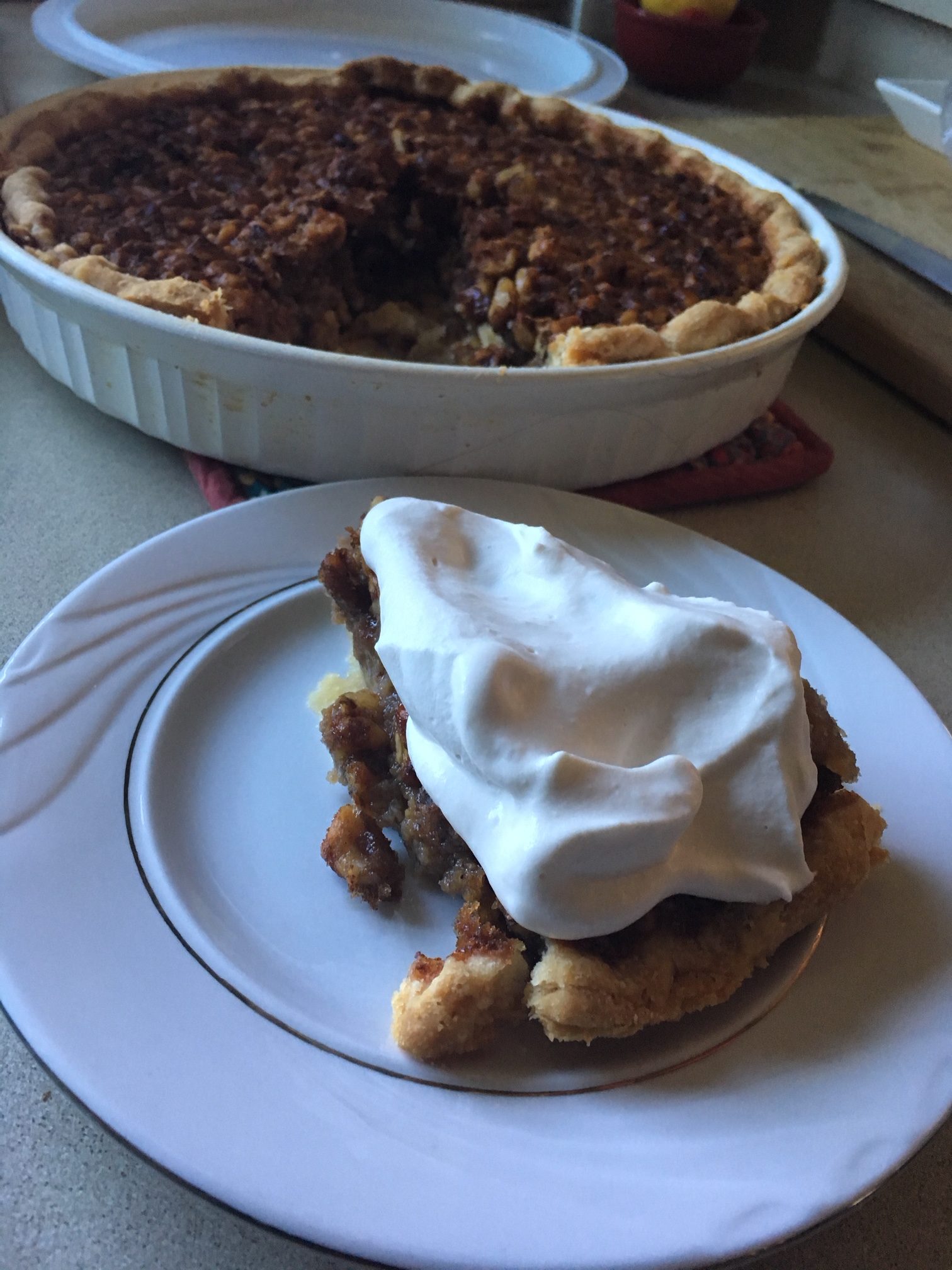 plated walnut maple tart – Ripe & Luscious